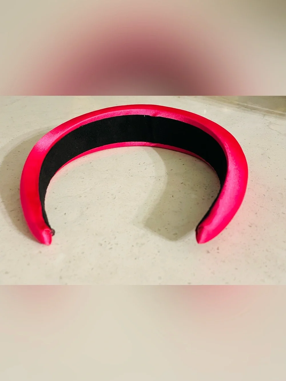 Padded Hot Pink Headband - Women Accessories